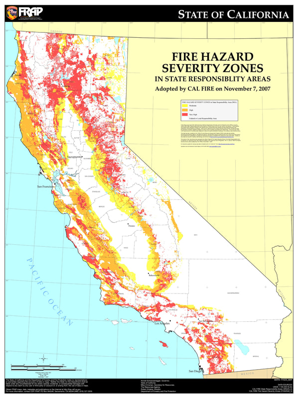 Fire Hazard Severity Zones California